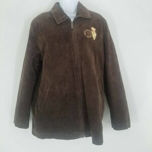 Vintage Disney Store Winnie The Pooh Suede Jacket
